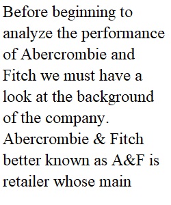 CASE STUDY- ABERCROMBIE AND FITCH_ Principles of Retailing